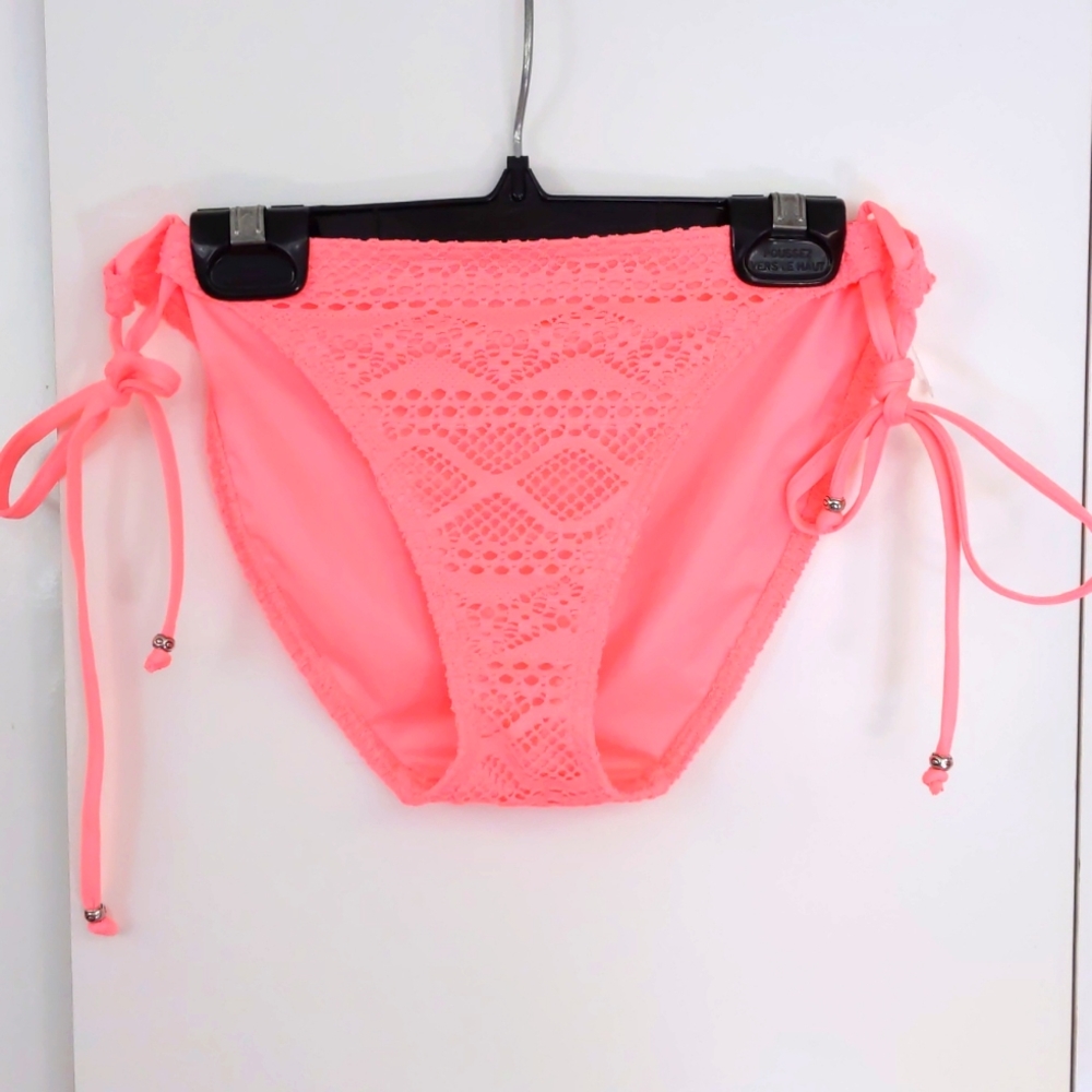 Freya Sundance Tie Side Bikini Bottom. Flamingo colour. Multiple sizes.